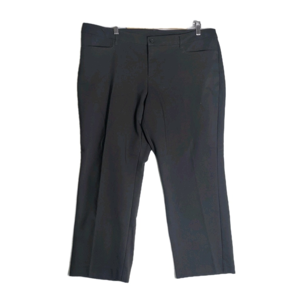 Cj Banks Brown Pants Size 18 Petite Cotton Blend Offixe Work Wear